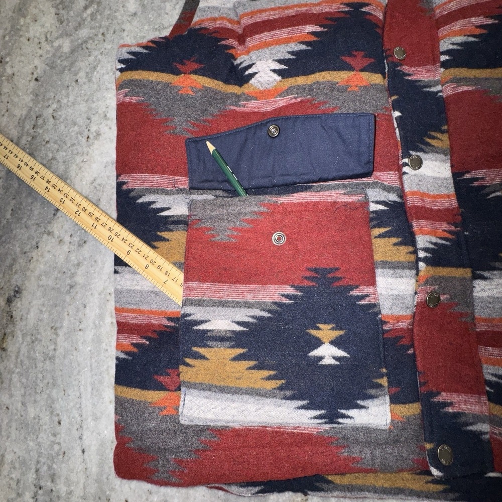 Cinch Western Quilted Puffer Vest Mens XL Southwestern Aztec Rancher Cowboy - Picture 5 of 7